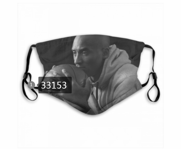 2021 NBA Los Angeles Lakers 24 kobe bryant 33153 Dust mask with filter